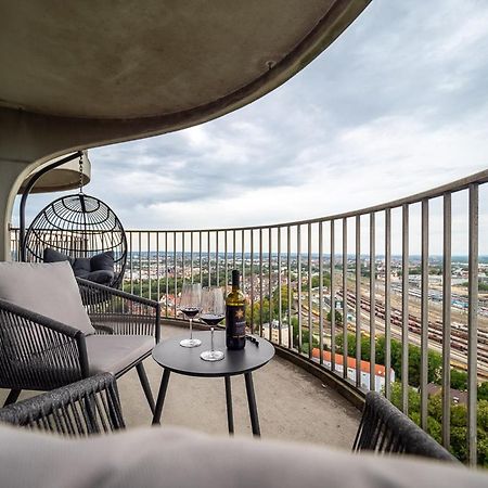 Hotel Tower I 26Th Floor I Boxspring I Nespresso Augsburg Luaran gambar